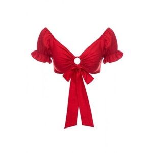 Monday Swim Acapulco top in Paprika